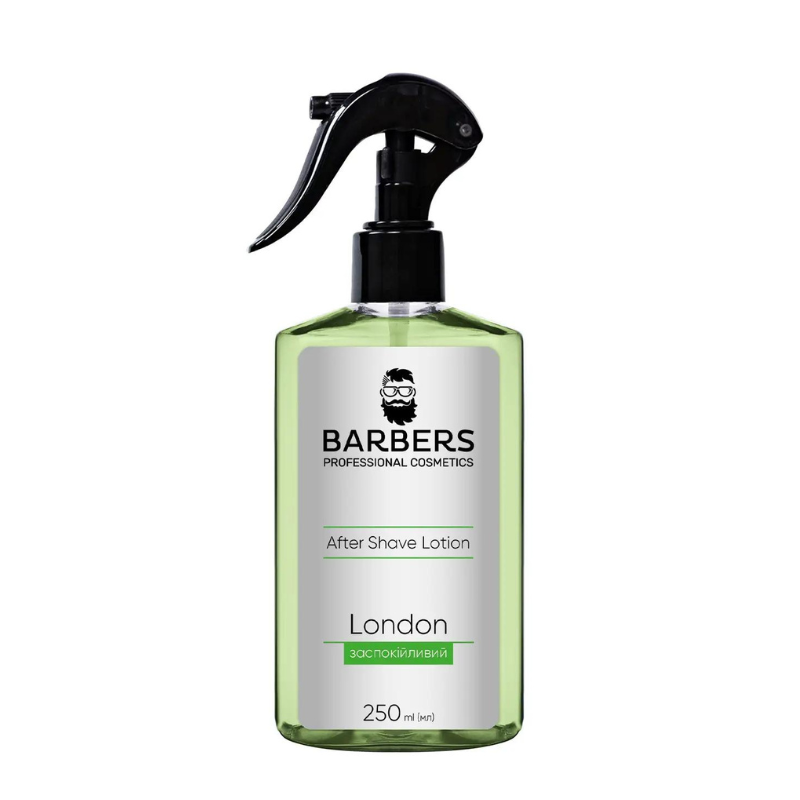 Успокаивающий лосьон после бритья Barbers London, 250 мл
